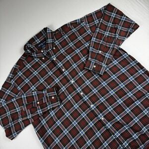 Vintage Polo Ralph Lauren Red Blake Long Sleeve Flannel Mens XXL
